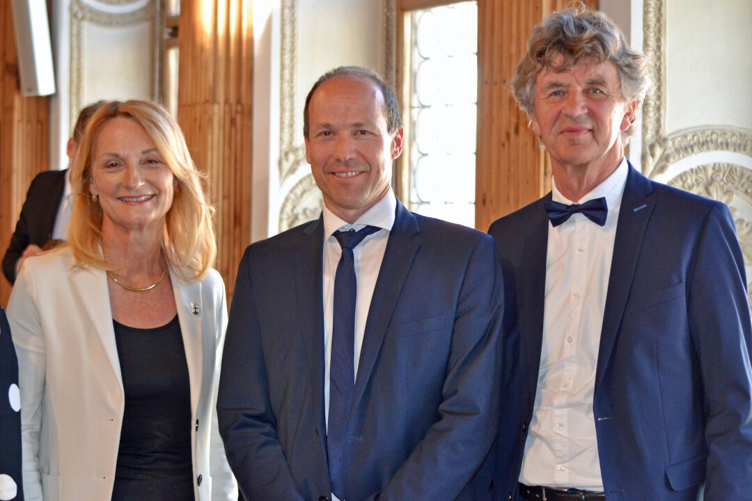 Frau Baumgartl, Herr Schäffler, Herr Kirchner Eine Porträtaufnahme zeigt Frau Baumgartl, Herrn Schäffler und Herrn Kirchner